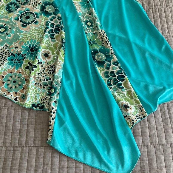 LOVE TEASE Halter Top v-neck Asymmetrical Backless Dress  SZ S - Picture 5 of 15